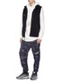 Figure View - Click To Enlarge - NIKE - 'NSW' logo embroidered camouflage print ripstop jogging pants
