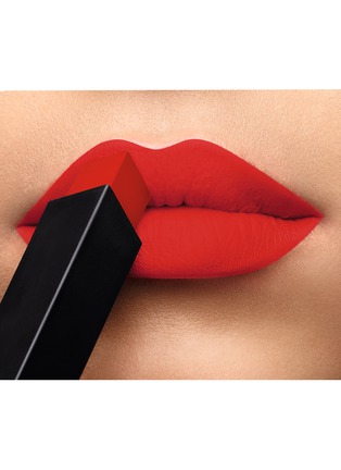 Detail View - Click To Enlarge - YSL BEAUTÉ - Rouge Pur Couture The Slim Matte Lipstick – Corail Antinomique 10