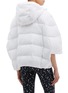 Back View - Click To Enlarge - CALVIN KLEIN PERFORMANCE - Hooded down puffer poncho
