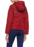 Back View - Click To Enlarge - CALVIN KLEIN PERFORMANCE - Logo print hooded down puffer jacket