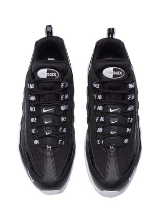 Detail View - Click To Enlarge - NIKE - 'Air Max 95 Premium' mesh panel leather sneakers
