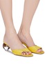 Figure View - Click To Enlarge - NEOUS - 'Opus' sphere heel suede sandals