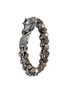 Main View - Click To Enlarge - JOHN HARDY - 'Legends Naga' sapphire pyrite rhodium silver double wrap bracelet