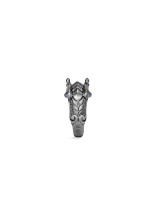 Detail View - Click To Enlarge - JOHN HARDY - 'Legends Naga' sapphire rhodium silver ring