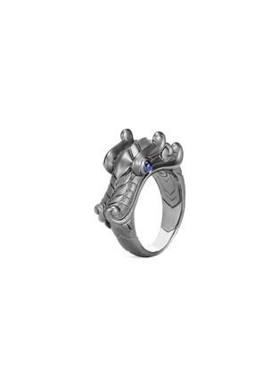 Main View - Click To Enlarge - JOHN HARDY - 'Legends Naga' sapphire rhodium silver ring