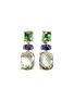 Main View - Click To Enlarge - JOHN HARDY - 'Cinta' diamond gemstone 18k yellow gold drop earrings