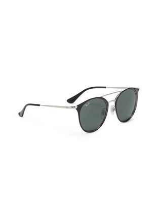 Figure View - Click To Enlarge - RAY-BAN - 'RJ9545S' metal round junior sunglasses