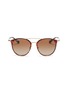 Main View - Click To Enlarge - RAY-BAN - 'RJ9545S' metal round junior sunglasses