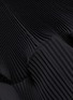 Detail View - Click To Enlarge - TIBI - Tie back ruffle pleated sleeveless peplum dress