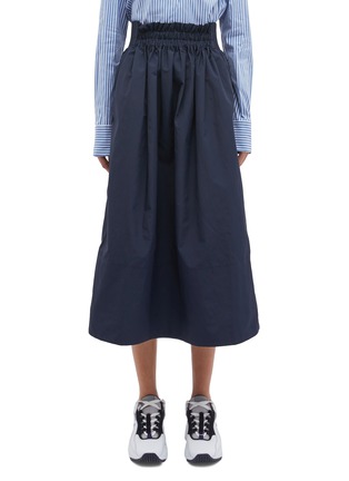 Main View - Click To Enlarge - TIBI - Shirred waistband skirt