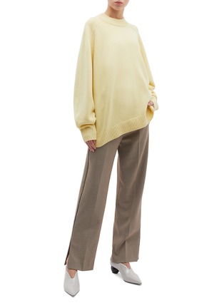 Figure View - Click To Enlarge - TIBI - Oversized cashmere sweater