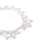 Detail View - Click To Enlarge - HEFANG - 'Court Lace' cubic zirconia silver necklace