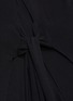 Detail View - Click To Enlarge - JACQUEMUS - Knot sash asymmetric overlay knit mini skirt