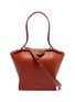 Main View - Click To Enlarge - DANSE LENTE - 'Adele' half-moon plaque leather top handle bag