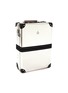 Detail View - Click To Enlarge - GLOBE-TROTTER - RAF100 20" trolley case – Aluminium/Black