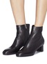 Figure View - Click To Enlarge - PEDDER RED - 'Deon' leather ankle boots