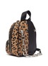 Detail View - Click To Enlarge - ALEXANDER WANG - 'Attica' mini leopard print suede leather crossbody backpack