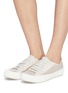 Figure View - Click To Enlarge - PEDRO GARCIA  - 'Parson' satin sneakers