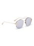 Figure View - Click To Enlarge - DIOR - 'Dior Stronger' mirror metal aviator sunglasses