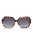 Main View - Click To Enlarge - DIOR - 'Lady Dior Studs' tortoiseshell acetate square sunglasses