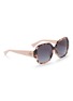 Figure View - Click To Enlarge - DIOR - 'Lady Dior Studs' tortoiseshell acetate square sunglasses