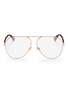 Main View - Click To Enlarge - DIOR - 'Dior Essence 15' metal aviator optical glasses