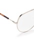 Detail View - Click To Enlarge - DIOR - 'Dior Essence 15' metal aviator optical glasses