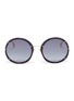 Main View - Click To Enlarge - DIOR - 'Dior Hypnotic 1' stud acetate front metal round sunglasses