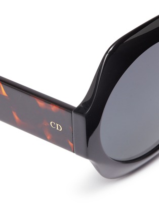 Detail View - Click To Enlarge - DIOR - 'Dior Spirit 1' octagon frame acetate sunglasses