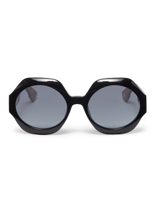 Main View - Click To Enlarge - DIOR - 'Dior Spirit 1' octagon frame acetate sunglasses