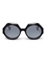 Main View - Click To Enlarge - DIOR - 'Dior Spirit 1' octagon frame acetate sunglasses