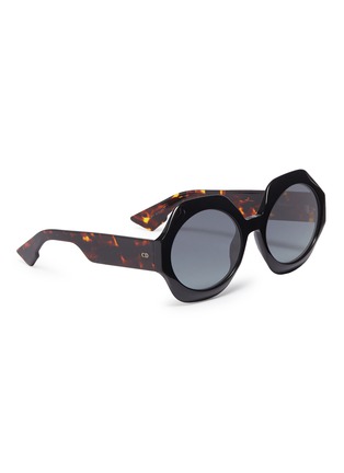 Figure View - Click To Enlarge - DIOR - 'Dior Spirit 1' octagon frame acetate sunglasses