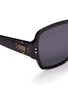 Detail View - Click To Enlarge - DIOR - 'Lady Dior Studs' acetate square sunglasses