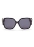 Main View - Click To Enlarge - DIOR - 'Lady Dior Studs' acetate square sunglasses