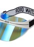 Detail View - Click To Enlarge - DIOR - 'DiorClub1' logo sweatband visor sunglasses