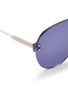 Detail View - Click To Enlarge - DIOR - 'Dior Color Quake 3' rimless aviator sunglasses