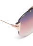 Detail View - Click To Enlarge - DIOR - 'Dior Stronger' metal aviator sunglasses