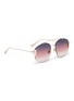 Figure View - Click To Enlarge - DIOR - 'Dior Stronger' metal aviator sunglasses