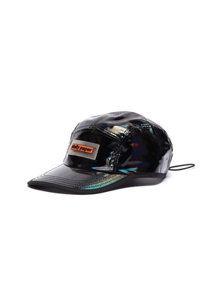 Main View - Click To Enlarge - DAILY PAPER - 'Holographic Finesse' logo patch baseball cap