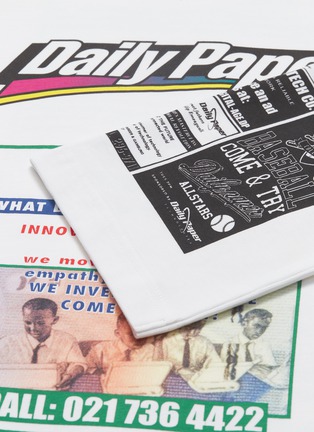  - DAILY PAPER - 'Fant' slogan graphic print long sleeve T-shirt