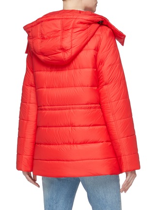 Back View - Click To Enlarge - YVES SALOMON ARMY - Detachable hood puffer jacket
