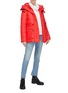Figure View - Click To Enlarge - YVES SALOMON ARMY - Detachable hood puffer jacket