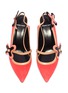 Detail View - Click To Enlarge - PIERRE HARDY - 'Bloom' floral buckle suede slingback pumps