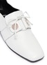 Detail View - Click To Enlarge - PIERRE HARDY - 'Penny' coin stud tab leather slip-ons