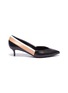 Main View - Click To Enlarge - PIERRE HARDY - 'Alpha' colourblock notched leather pumps