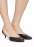 Figure View - Click To Enlarge - PIERRE HARDY - 'Alpha' colourblock notched leather pumps
