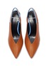 Detail View - Click To Enlarge - PIERRE HARDY - 'Alpha' leather slingback pumps