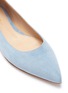 Detail View - Click To Enlarge - GIANVITO ROSSI - Suede skimmer flats
