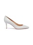 Main View - Click To Enlarge - GIANVITO ROSSI - Leather skimmer pumps