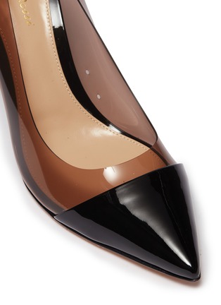 Detail View - Click To Enlarge - GIANVITO ROSSI - 'Plexi' clear PVC patent leather pumps